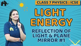 Light Energy Class 7 ICSE Physics  Selina Chapter 4  Reflection of Light amp Plane Mirror 1 [upl. by Yanat]