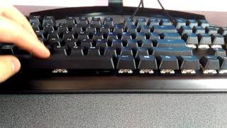 Mechanical Gaming Keyboard SteelSeries Apex M750  QX2 sound test [upl. by Norrahc]