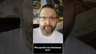 Saarland  wie spricht man Bostalsee korrekt aus [upl. by Airat]