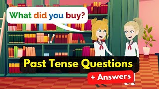 Simple Past Tense Questions and Answers  Learn English Speaking Through Conversation [upl. by Humpage]