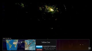 Sept 5 2023 Earth Space View night City lights in Kamchatka China Shanghai S Korea from ISS [upl. by Nemrak]