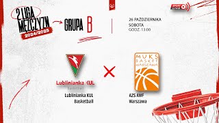 Lublinianka KUL Basketball  AZS AWF Warszawa 2 LM [upl. by Nas]