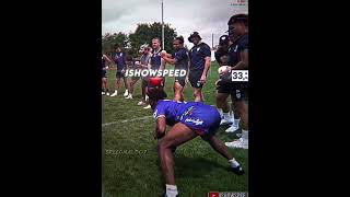 iShowSpeed Tackled Rugby Player 🤯🔥 [upl. by Ainotahs]