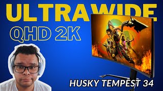 MONITOR GAMER HUSKY TEMPEST ULTRAWIDE DE 34quot 165HZ 2K [upl. by Yud]