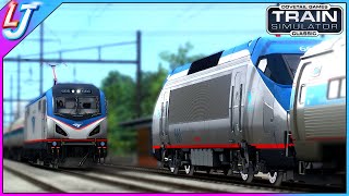 Train Simulator  Amtrak HHP8 Baltimore to Washington DC LIVE [upl. by Ranitta269]