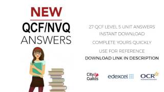 QCF NVQ Health and Social Care Answers  Coursework DOWNLOAD LINK HERE [upl. by Alex]