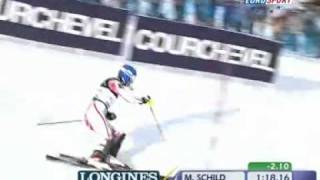 Courchevel  Marlies Schild 2nd run [upl. by Enywtna204]