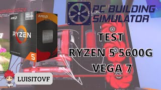 Pc Building Simulator 2GB VRAM  Ryzen 5 5600g  VEGA 7  TEST GAME [upl. by Annahsit]