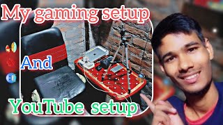 my gaming setup and youtube setup mygamingsetup bgmisetup bgmi [upl. by Trix]