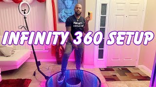 Setting Up My New Infinity 360 Photo Booth  How To Setup Your 360 Photo Booth 360photobooth [upl. by Adabelle]