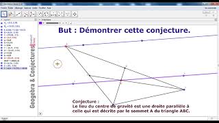 Conjecturer à laide de geogebra [upl. by Nivrae791]