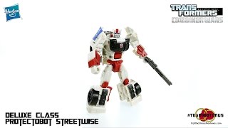 Video Review of the Transformers Combiner Wars Deluxe Class Protectobot STREETWISE [upl. by Tomkin]