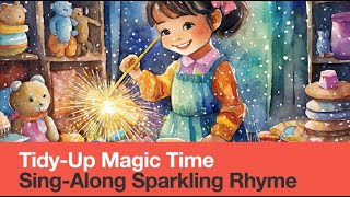 Clean Up Magic Time  Sing Along Tidy Up Song for Children [upl. by Ydolem]