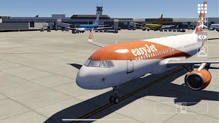 AeroFly Fs Global Mobile EGCC To LOWI Full Flight Airbus 320 [upl. by Esille548]