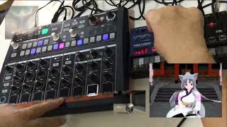 Drumbrute impact 41 volca nubass [upl. by Mcspadden]