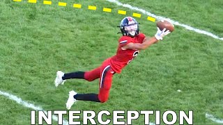 6 INTERCEPTIONS 🏈 HAWKS vs FALCONS 🏈 JV FOOTBALL GAME [upl. by Atorod]