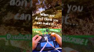 When you dont Think you can Make It 🕳️🤿 fpv gopro apex viral nature landscape short fail [upl. by Eenwahs]