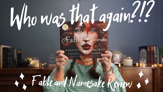 NAMESAKE BOOK REVIEW  SPOILER  by Adrienne Young  Duology to FABLE [upl. by Ikcaj]