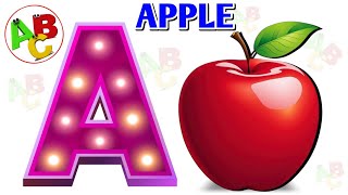 ए फाॅर एप्पल एबीसीडी The ABC Phonics Song For Kiddos A is for apple B is for Baby C is for Candy [upl. by Aneeg584]