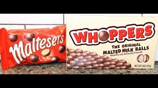 Maltesers vs Whoppers – Blind Taste Test [upl. by Sylvester352]