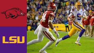 Arkansas vs 1 LSU Highlights  NCAAF Week 13  College Football Highlights [upl. by Saisoj963]