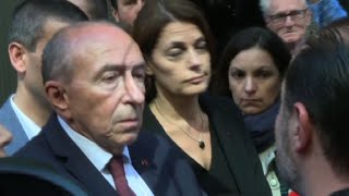 Explosion à Lyon  Collomb espère des indices grâce à la vidéoprotection  AFP News [upl. by Benia862]