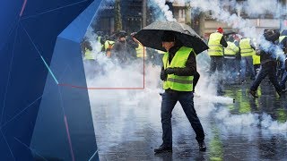 « Gilets jaunes »  quelques accrochages malgré une mobilisation à la baisse [upl. by Atikihc]