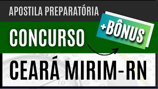 Material para Agente Comunitário de Saúde e Combate a Endemias Concurso Ceará Mirim  RN 2024 [upl. by Christianity637]