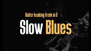 🎶 Slow Blues in C  Soulful Guitar Backing Track  GJ 205 [upl. by Illa]