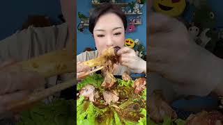 ASMR Eating Pork Meats Mukbang Eating Show •🥕 [upl. by Lathe]