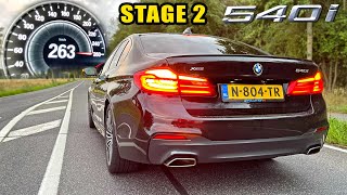 BMW 540i xDrive G30 MHD STAGE 2 0100 100200 0250 POV amp SOUND [upl. by Wight]