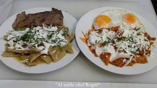 como hacer CHILAQUILES chilaquiles verdes chilaquiles rojos [upl. by Eirrac179]