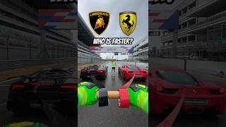 ❌👽LAMBORGHINI VS FERRARI  WHO IS FASTER💨￼ [upl. by Cynarra]