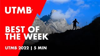 UTMB MontBlanc 2022  Best Of of the week [upl. by Enilra]