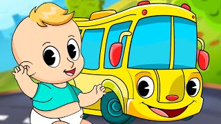 Las Ruedas del Autobús Johny Johny El Bebé  Canciones infantiles [upl. by Adnohral]