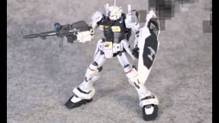 Gunpla RG RX78 Gundam GP01 Zephyranthes BlackampWhite Color [upl. by Forras]