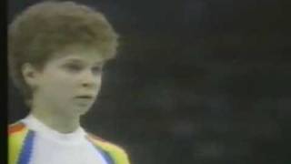 1988 Olympic Gameswomens gymnastics AA finalpart one 1 [upl. by Noyad]