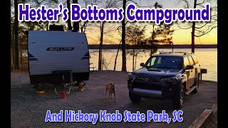 Hesters Bottoms Campground and Hickory Knob State Park South Carolina [upl. by Eille]