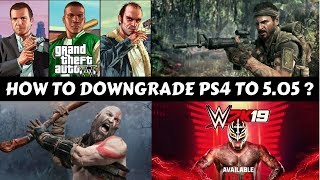 How To Downgrade PS4 From 555 to 505 GS2 [upl. by Valentina]