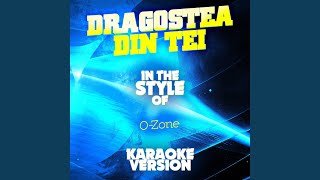 Dragostea Din Tei In the Style of OZone Karaoke Version [upl. by Yderf]