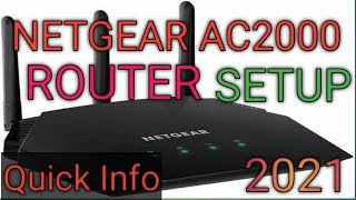 HOW TO NETGEAR AC2000 ROUTER SETUP  সহোজেই রাউটার সেটআপ কোরুন bengali [upl. by Latsyrd]