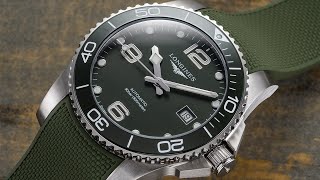 An Overlooked Diver For the Money  Longines HydroConquest Green [upl. by Aicrop]