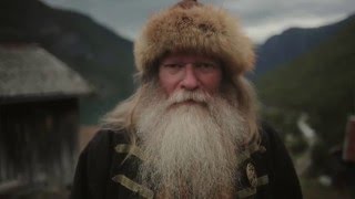 Encounter with a real life Viking in Gudvangen [upl. by Hgielah]