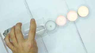 Amazing Carbon Dioxide Experiment Extinguishing a Candle with CO2 [upl. by Eimmij]