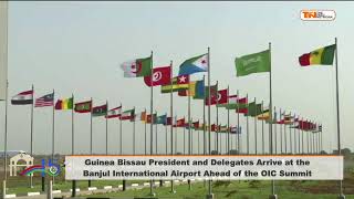 Guinea Bissau President and Delegates Arrive at the Banjul International Airport Ahead of the OIC [upl. by Kress611]