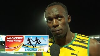 IAAF World Relays Bahamas 2015  1 Lap Men Final  Team JAM Silver [upl. by Hebrew]