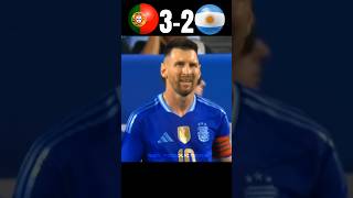 GOAT Destroyed Messi  Portugal vs Argentina World Cup 2026 Imaginary football messi ronaldo [upl. by Ahsemrak247]