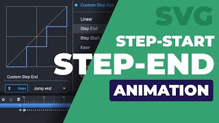 How to Use the StepEnd amp StepStart Easing Functions  SVGator [upl. by Savina]