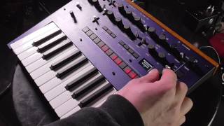 KORG monologue FIRST LOOK New Analogue Mono Synth [upl. by Suirtimed876]