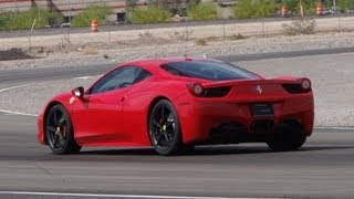 Red Ferrari 458 Italia Racing [upl. by Ahseekat]